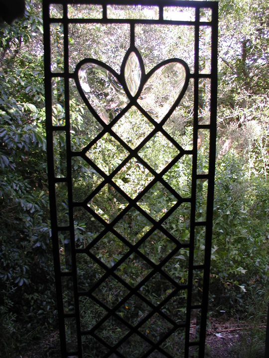 beveled sidelite close up — beveled