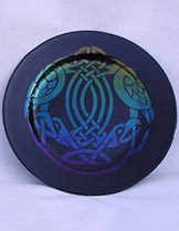 7in celtic birds plate — fused