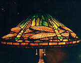 Tiffany 16 inch dragonfly in green — lamps