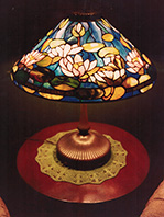 water lily on stick base — lamps