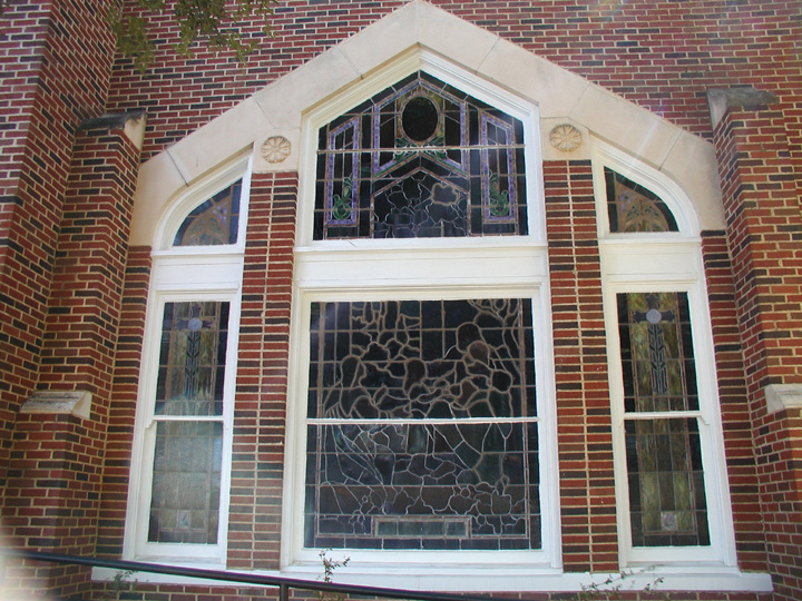front window before — restoration